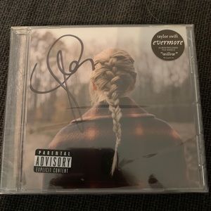 Signed evermore Taylor Swift CD - SEALED & BRAND NEW!